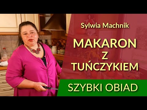 Makaron w sosie z tuńczykiem