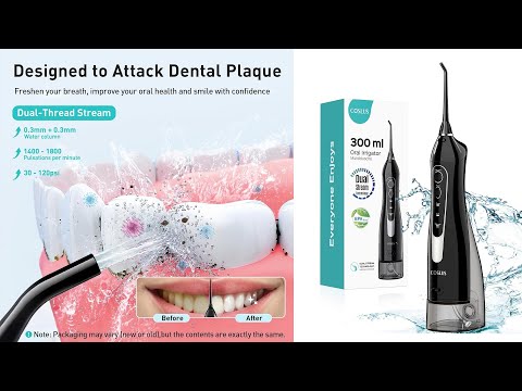 Miniatura del vídeo: irrigadores dentales portátiles y uso