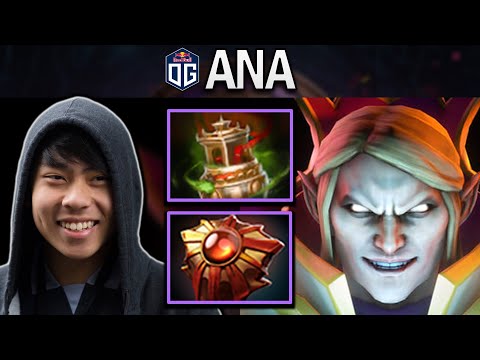 OG.ANA INVOKER WITH SPIRIT VESSEL & SOLAR CREST - DOTA 2 7.27 GAMEPLAY