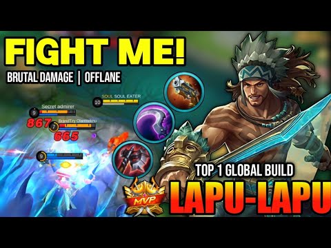 LAPU-LAPU BEST BUILD 2022 | BUILD TOP 1 GLOBAL LAPU-LAPU GAMEPLAY | MOBILE LEGENDS✓