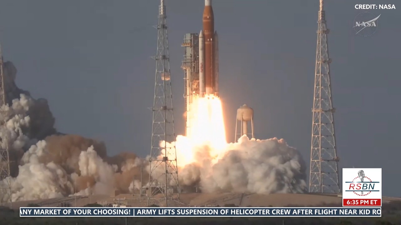 WATCH: NASA's Historic Artemis II Rocket Lifts Off - 04/01/26