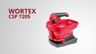 Cordless spreader WORTEX CSP 7205