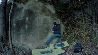 Video thumbnail of Dreta Deborah Yemas, 6a+ (sit). Savassona