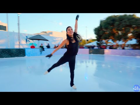 "Rise Up" with Michelle Kwan and Andra Day, skating on Christmas Day