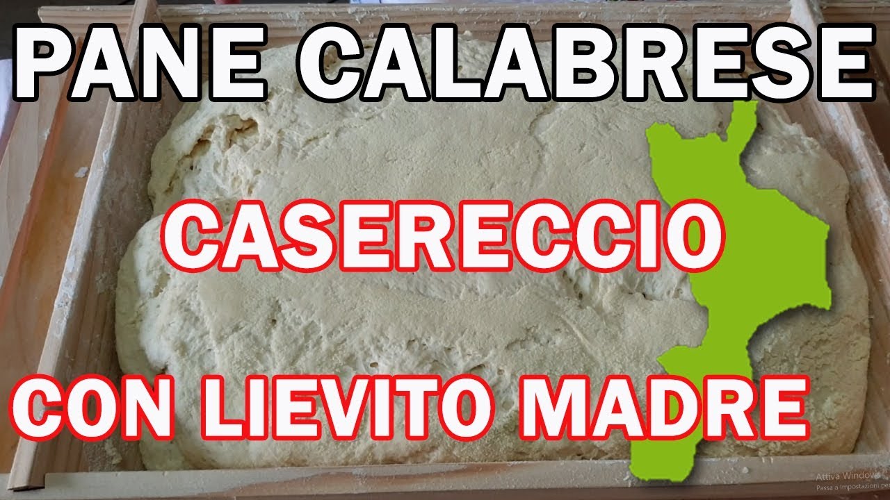 🥖Come fare il Pane Calabrese con Lievito Madre a Casa - Forno elettrico