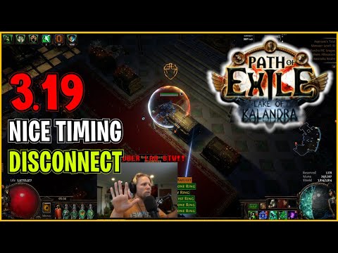 ⚡ POE 3.19 ⚡ Quin69 - Nice timing disconnect