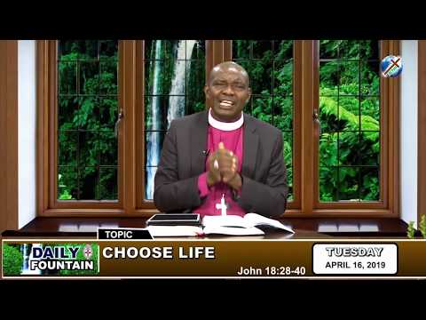 DAILY FOUNTAIN OF 16, 2019 - RT. REV'D GODFREY EKPENISI