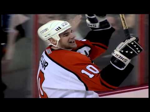 John LeClair Hat Trick Against Tampa Bay Lightning