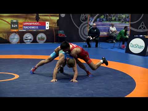 BRONZE FS - 79 kg: S. SAPARMYRADOV (TKM) v. D. TKACHENKO (UKR)