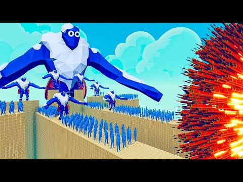 200x Ice Zombies + 4x Giants vs 2x Every Gods - Totally Accurate Battle Simulator