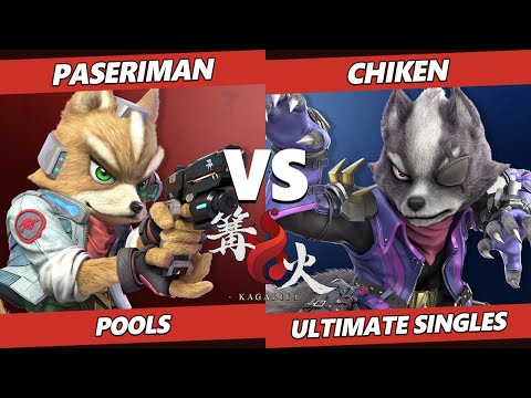 Kagaribi 7 - Paseriman (Fox) Vs. CHIKEN (Wolf, Diddy Kong) SSBU Ultimate Tournament
