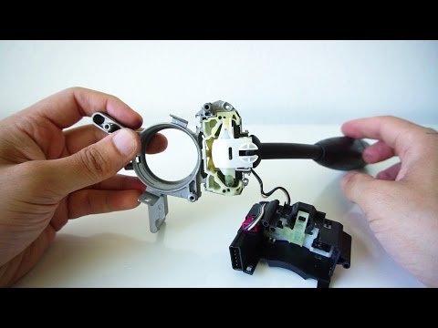 Mercedes Benz Disassemble Turn Signal Combination Switch and Mechanism of Action