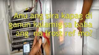 No Frost Refrigerator Not Cooling Well Repair / Hindi: Malamig sa Baba o Ref Compartment