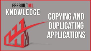 Copying and Duplicating Applications in the List