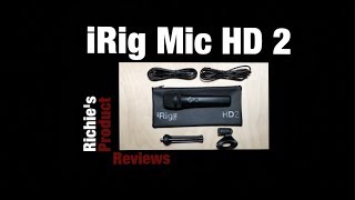 Video thumbnail for iRig Mic HD 2 - Review and Demo by RichardDonelan
