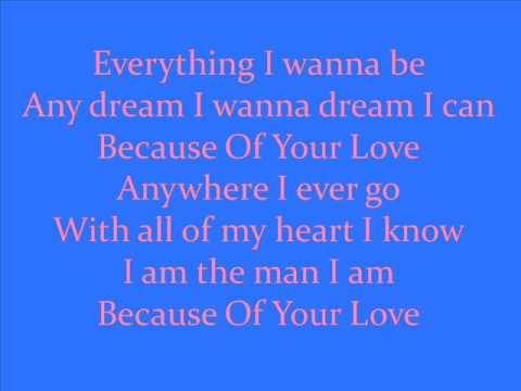 Video thumbnail for Because of Your Love