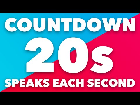 20 Second Timer with Voice Countdown