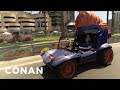 Conan’s Superhero Vehicle Hits The Streets Of San Diego | CONAN on TBS