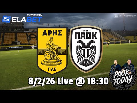 Άρης-ΠΑΟΚ Live: Ηχος γηπέδου, pre game, Περιγραφή, σχόλιο, κριτική παικτών από το PAOK Today