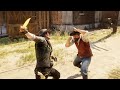 Red Dead Redemption 2 - Brutal Fighting & Funny Ragdolls Vol.160 [4K/60FPS]