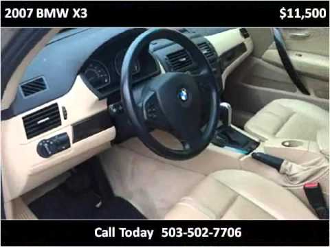 2007 BMW X3 Used Cars Portland OR