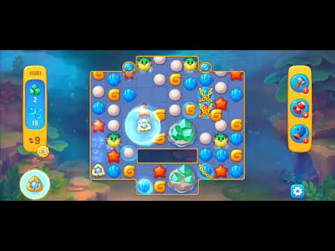 Fishdom Easy Level 11561 (with full seashell) @choraelmin