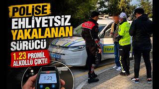 Polise Ehliyetsiz Yakalanan Sürücü 1 23 Promil Alkollü Çıktı
