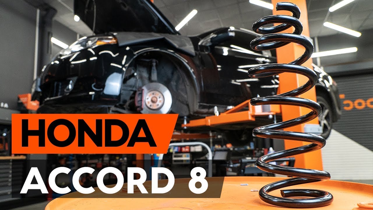 Comment changer : ressort de suspension avant sur Honda Accord VIII CU - Guide de remplacement