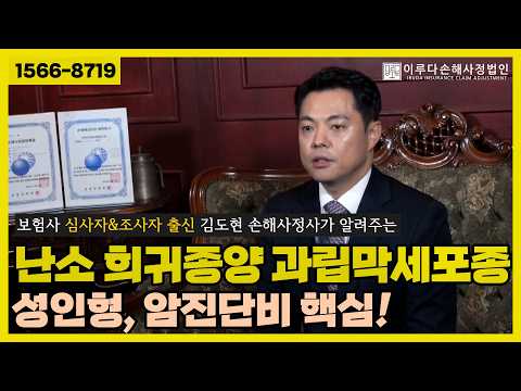 [김도현 손해사정사] 난소 희귀종양 성인형 과립막세포종양 암진단비 손해사정사례!｜이루다손해사정법인｜1566-8719