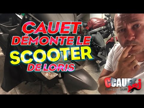 CAUET DISMANTLES LORIS'S SCOOTER