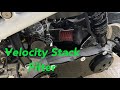 Velocity Stack Filter From Filter Wears