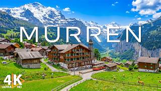 Mürren 4K 🇨🇭 Peaceful Swiss Alpine Village, Waterfalls & Majestic Mountain Scenery