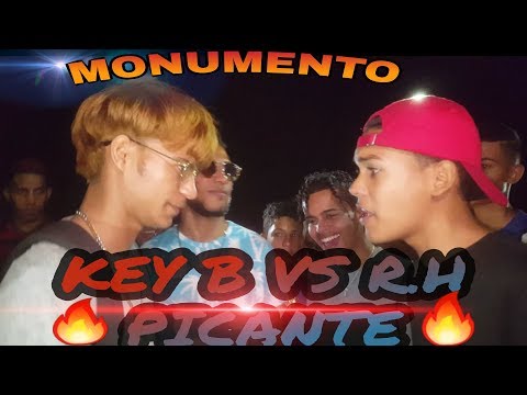 🎙UNA GUERRA DE RIMA🎙KEY B VS R.H EN EL MONUMENTO