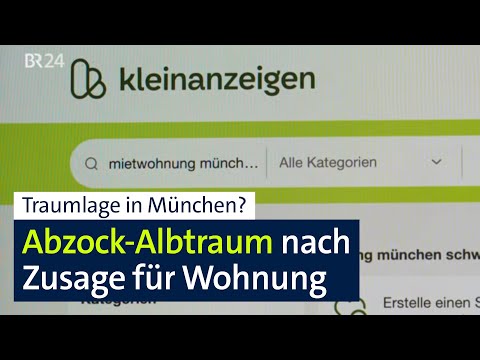 Rip-off instead of apartment happiness: Munich police warn of fraud | Abendschau | BR24