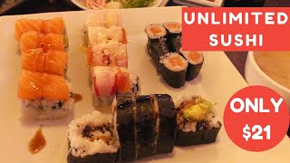 How Sushi Buffet Look Like In America | Mr Tokyo