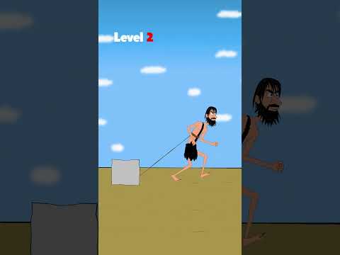 How far can you push the rock? #shorts #animation