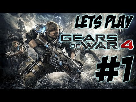 Lets Play Gears of War 4 part 1 1080p campaign gameplay walkthrough with commentary