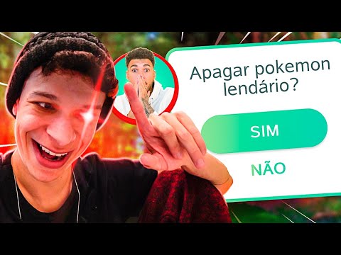 EXCLUI UM POKEMON LENDÁRIO DO MEU AMIGO NO POKEMON GO ‹ ARUAN ›