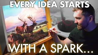 Turning Ideas into Art… My Acrylic Painting Process