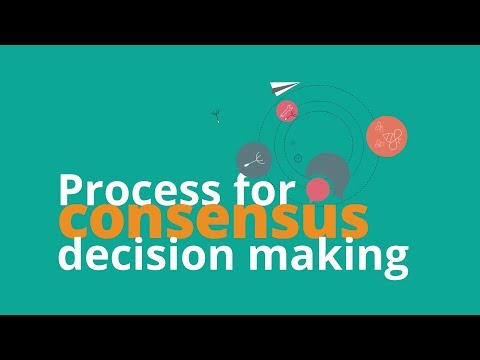 How to do consensus decision making