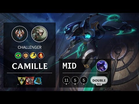 Camille Mid vs Ryze - BR Challenger Patch 10.10