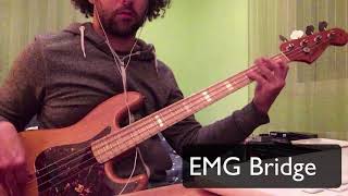 Video thumbnail for Fender Original 1975 pickups VS EMG J Set by Béla Jámbor