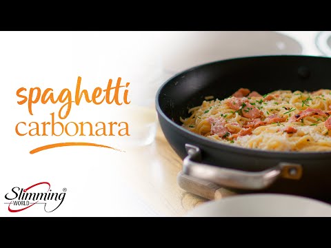 Slimming World spaghetti carbonara - full recipe in the description