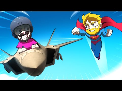 GTA 5 Planes VS Superhumans!