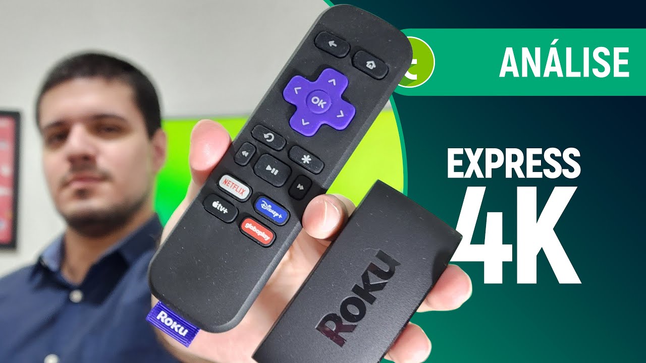 ROKU EXPRESS 4K: dispositivo de STREAMING ACESSÍVEL com RESOLUÇÃO ULTRA HD | Análise / Review