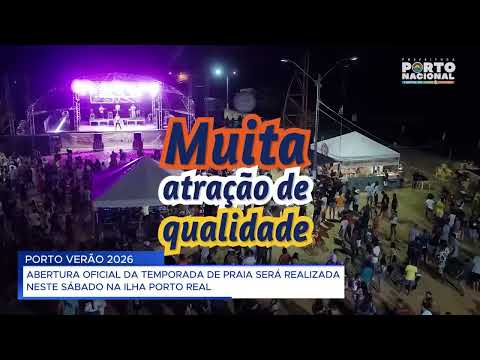ABERTURA OFICIAL DA TEMPORADA DE PRAIA SERÁ REALIZADA NESTE SÁBADO NA ILHA PORTO REAL