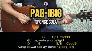 Pag-ibig - Sponge Cola | Easy Guitar Tutorial
