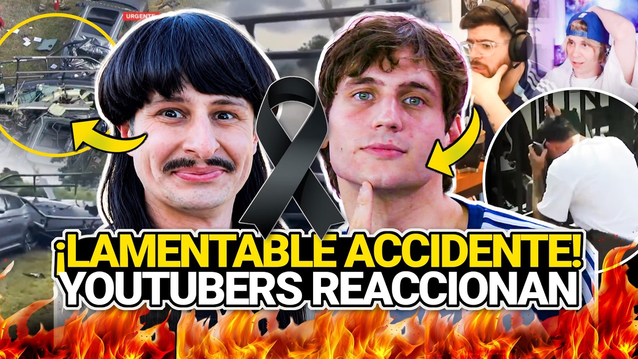 LAMENTABLE ACCIDENTE: FALLECE el CANTANTE OLIVER TREE y el YOUTUBER GASPI! INFLUENCERS REACCIONAN!