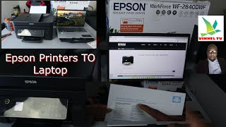 How to Install Epson WF -2840DWF Printer to Your Laptop and Print Test Page| #printer #wifi