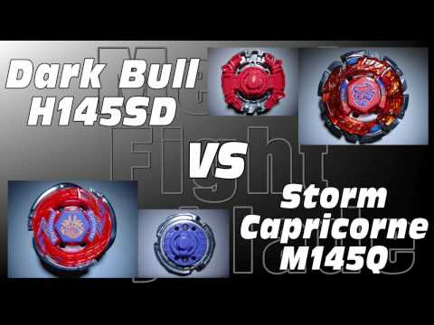 Dark Bull H145SD VS Storm Capricorne M145Q - AMVBB Beyblade Battle